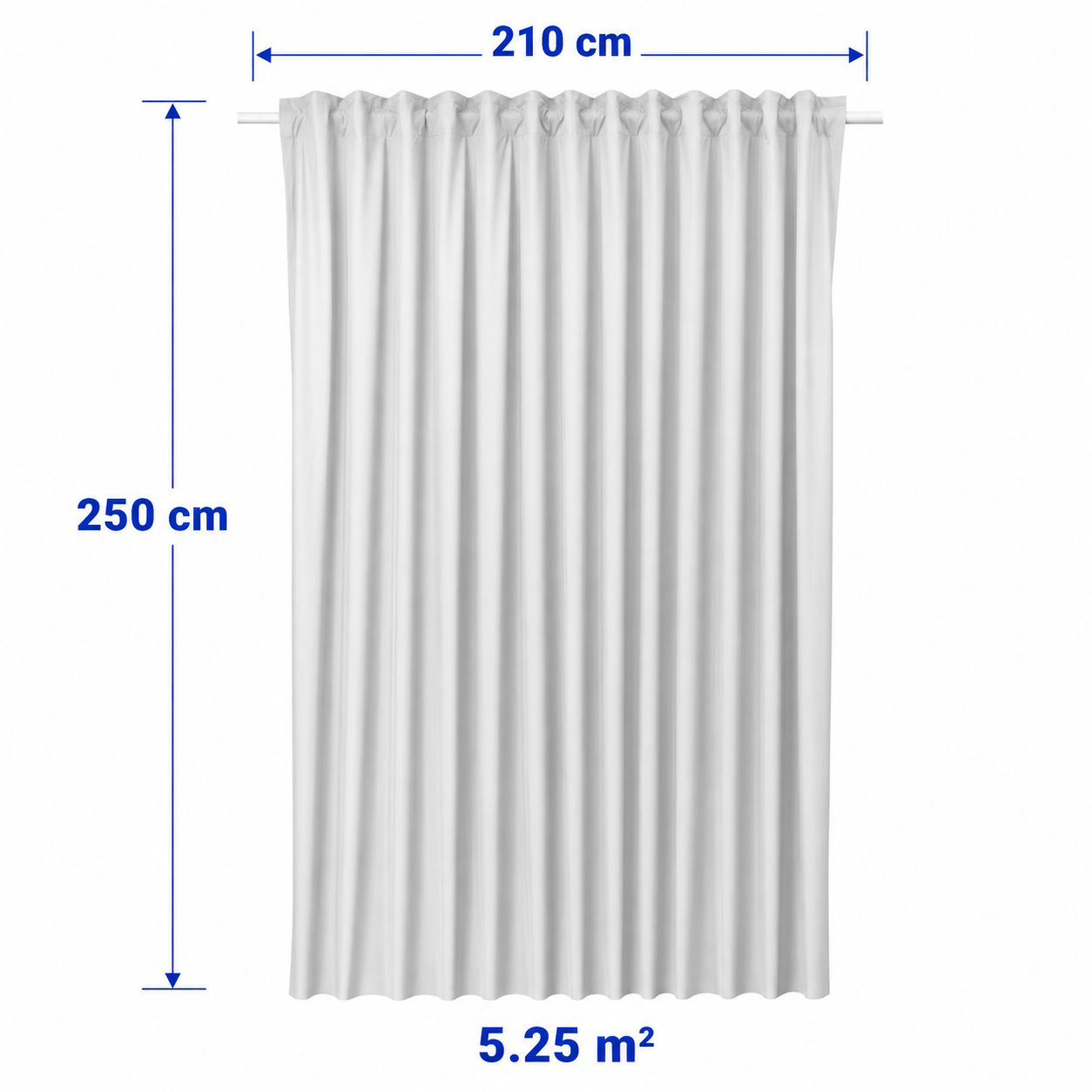 BENGTA Plain Dyed Polyester Lined Curtains - Image 9