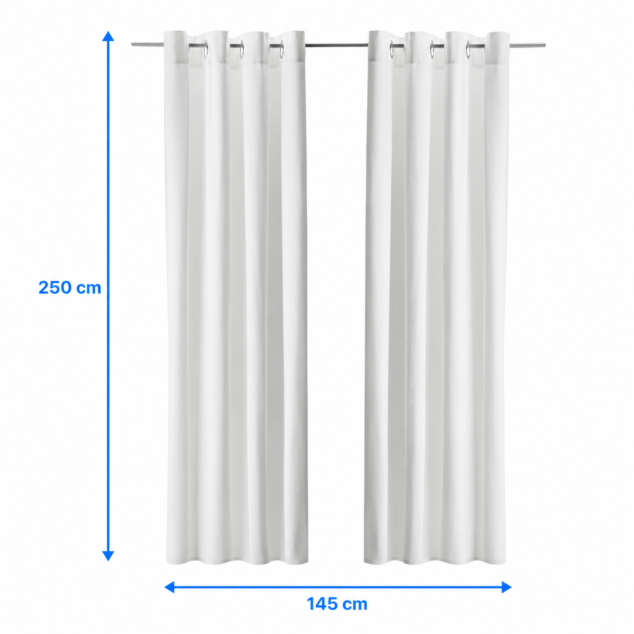 MERENA Eyelet Light-Filtering Curtains - Image 4