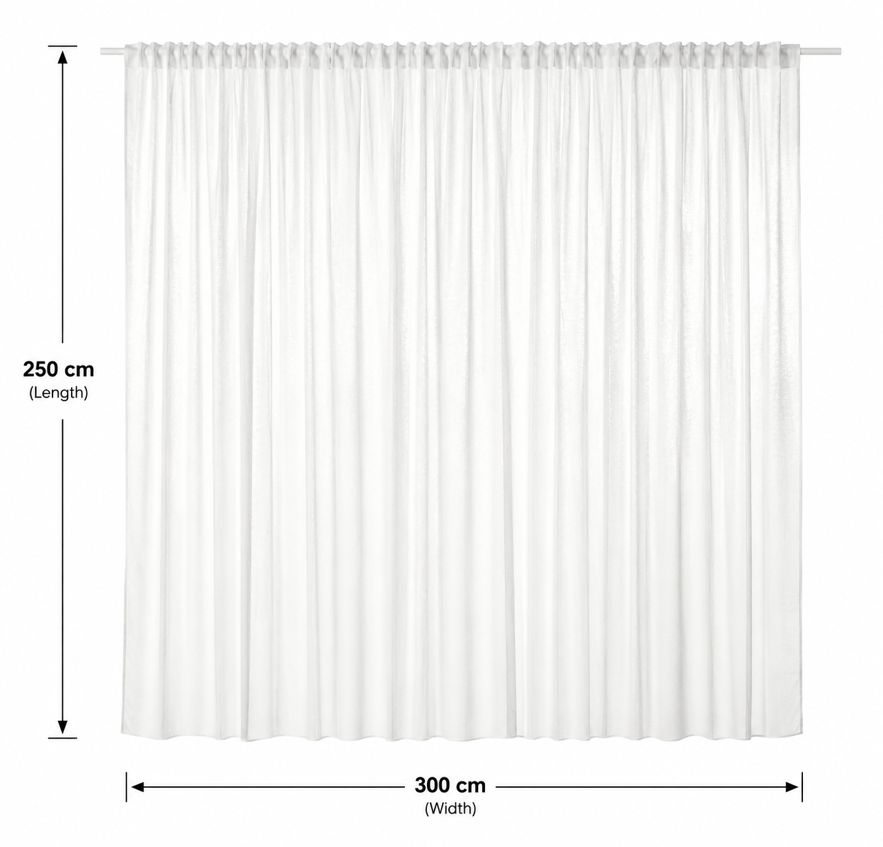 STOCKVIK 2025 Linen-Cotton Pleated Curtain Panel - Image 4