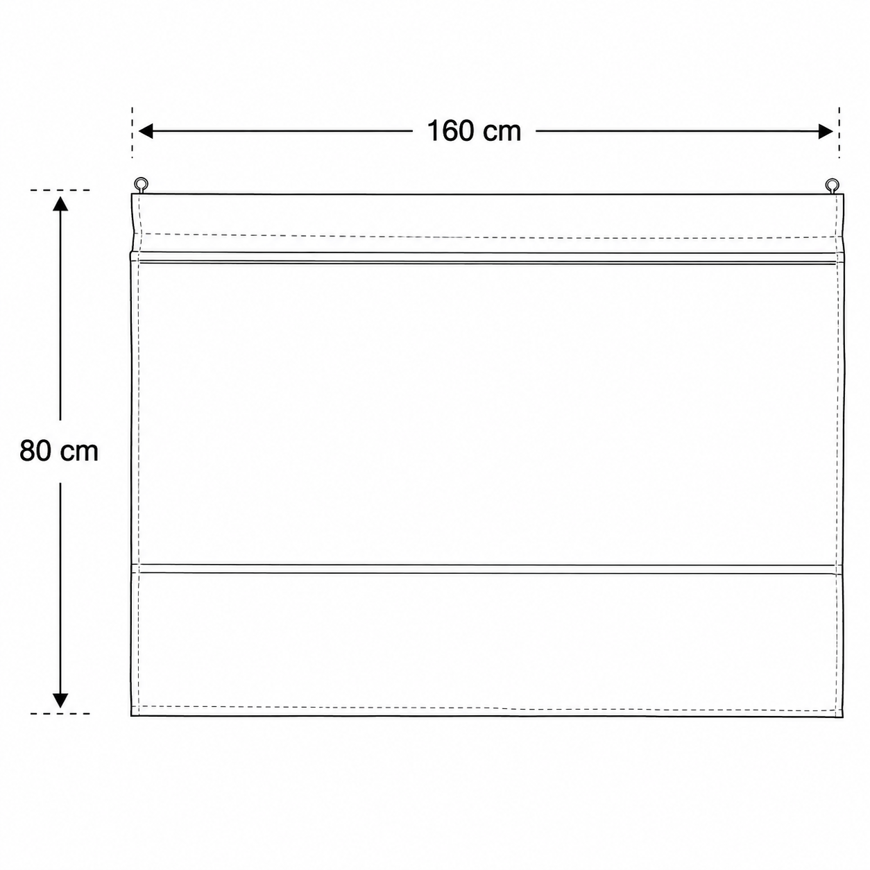 RINGBLOM Fabric Roller Blind Indoor Window Light Control–160×80 cm - Image 6