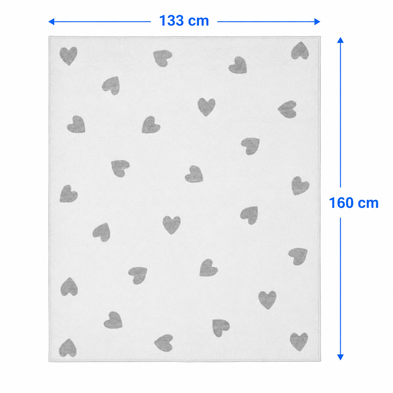 BARNDRÖMA Heart Pattern Rug - Image 4