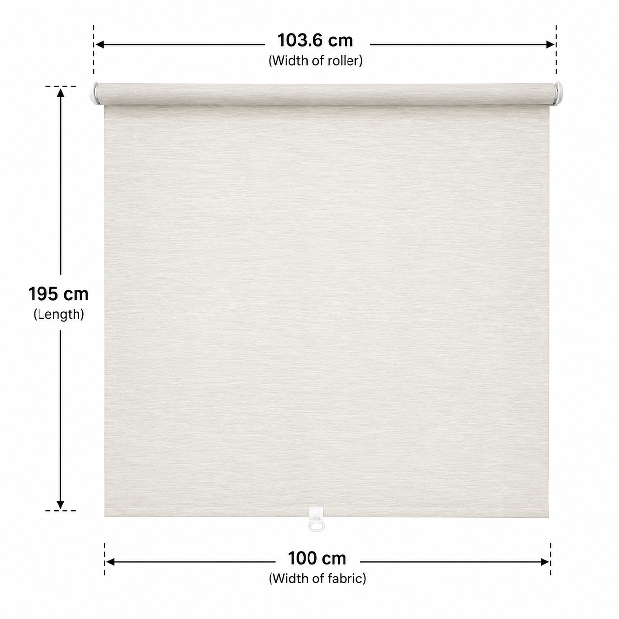 SANDVEDAL Roller Blind Window Shade 103.6×195 cm Fabric 100 cm - Image 3