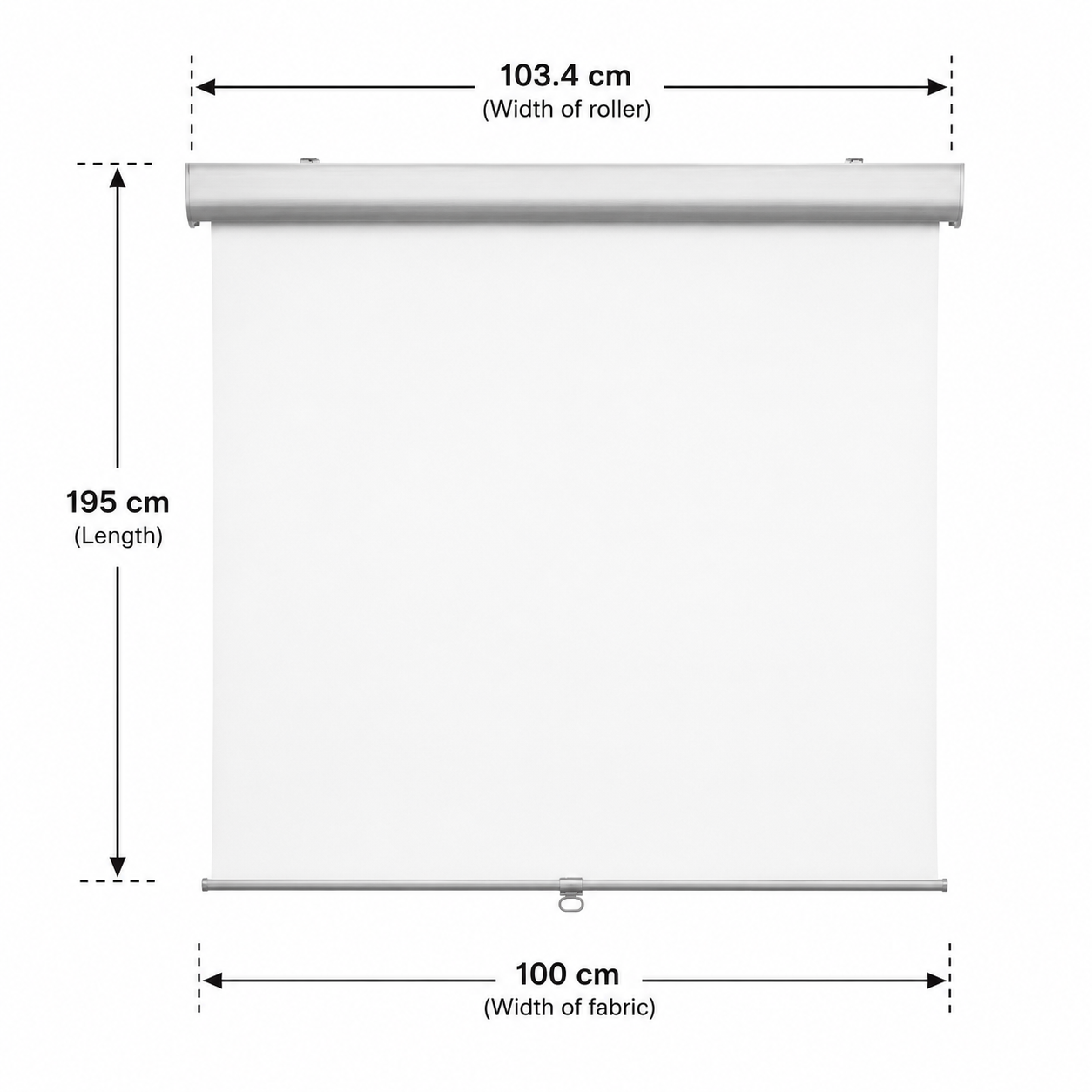 TREDUR Block-Out Roller Window Blind 100x195 cm - Image 7