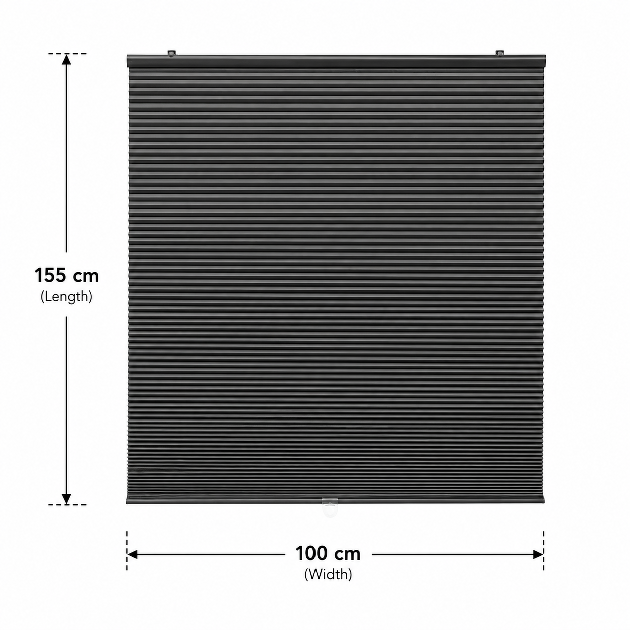HOPPDAL Blackout Window Roller Blind 100 × 155 cm - Image 3