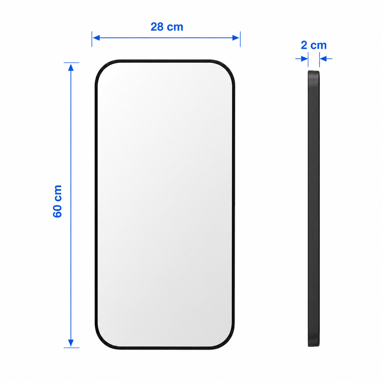 LINDBY Rectangular Wall Mirror - Image 4