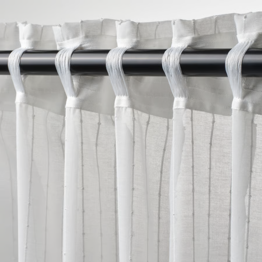 MATILDE Polyester Striped Airy Curtains - Image 2