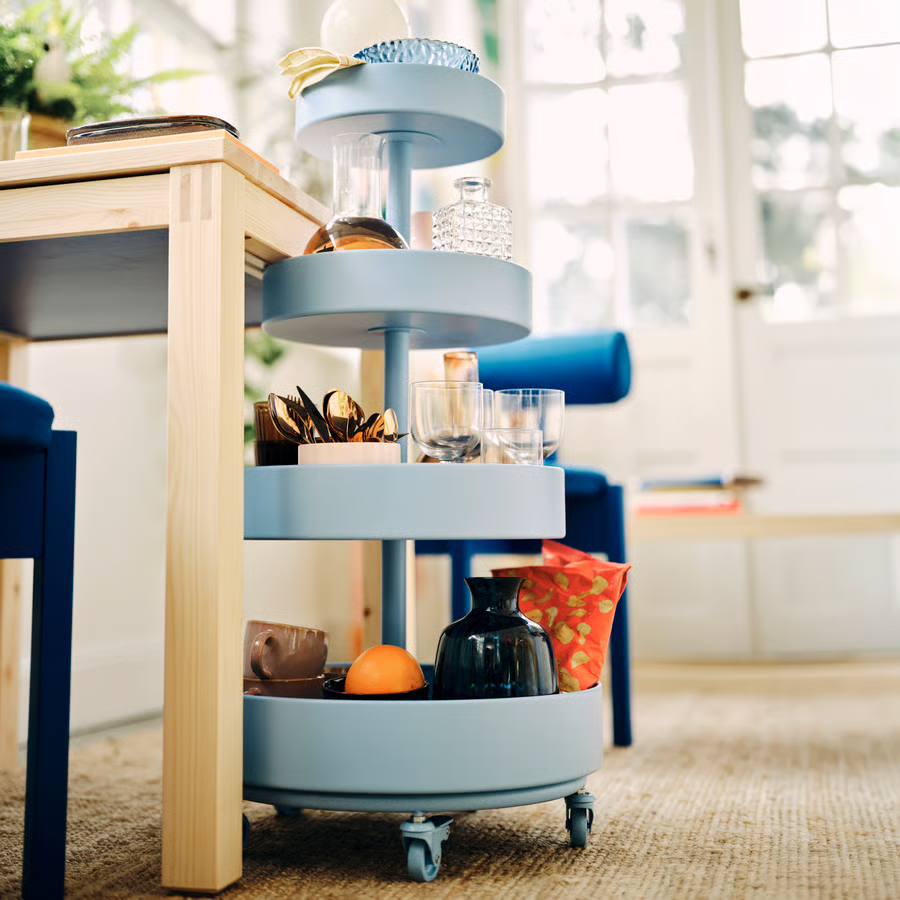 LUNARA 3-Tier Rolling Trolley - Image 5