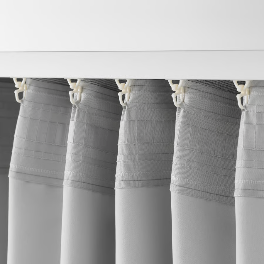 VILBOR Polyester Room Darkening Pleated Curtains - Image 12