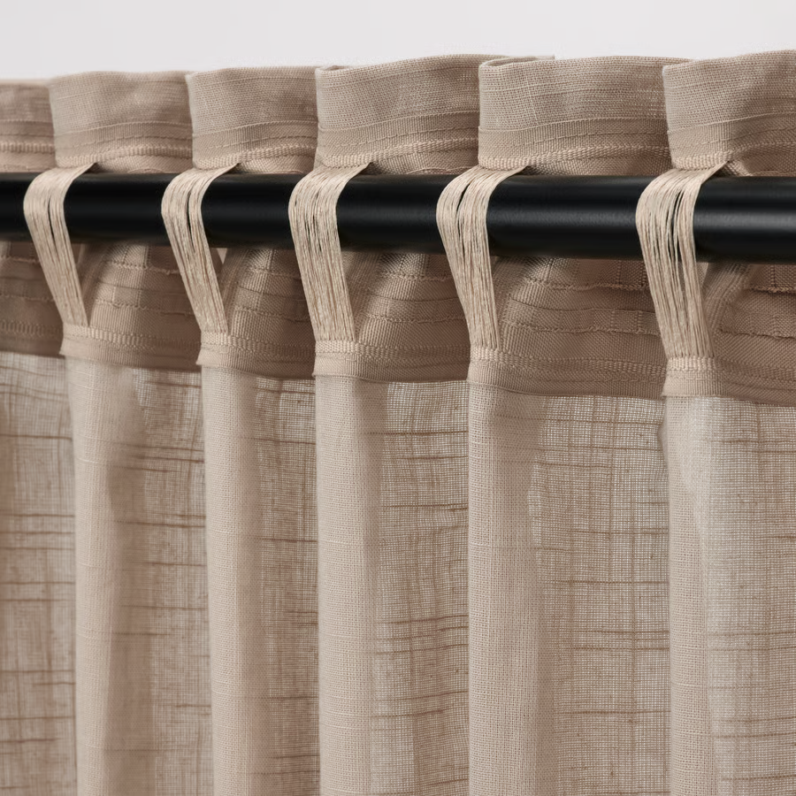 SILVERHOLM Cotton Pleated Curtain - Image 5