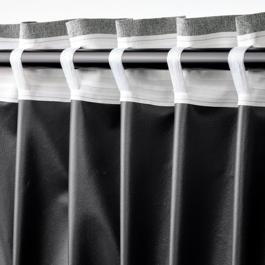 ROSENMANDA Polyester Pleated Privacy Curtains - Image 6