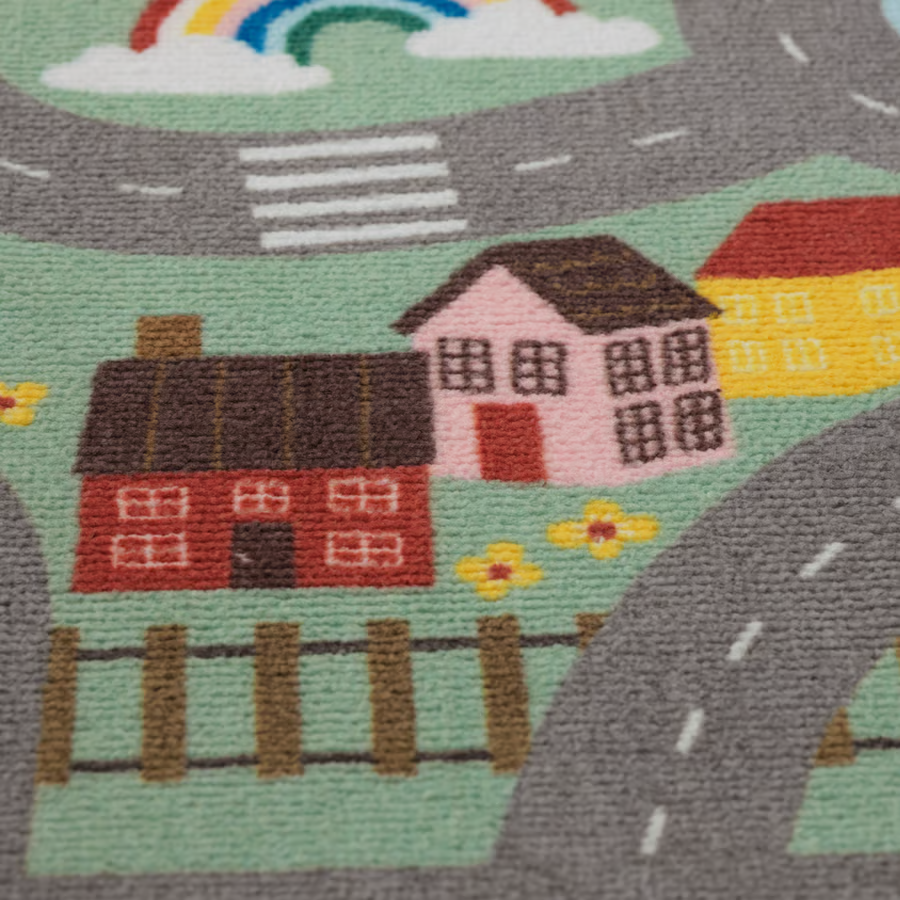 VALLABYA City Streets Pattern Rug - Image 2