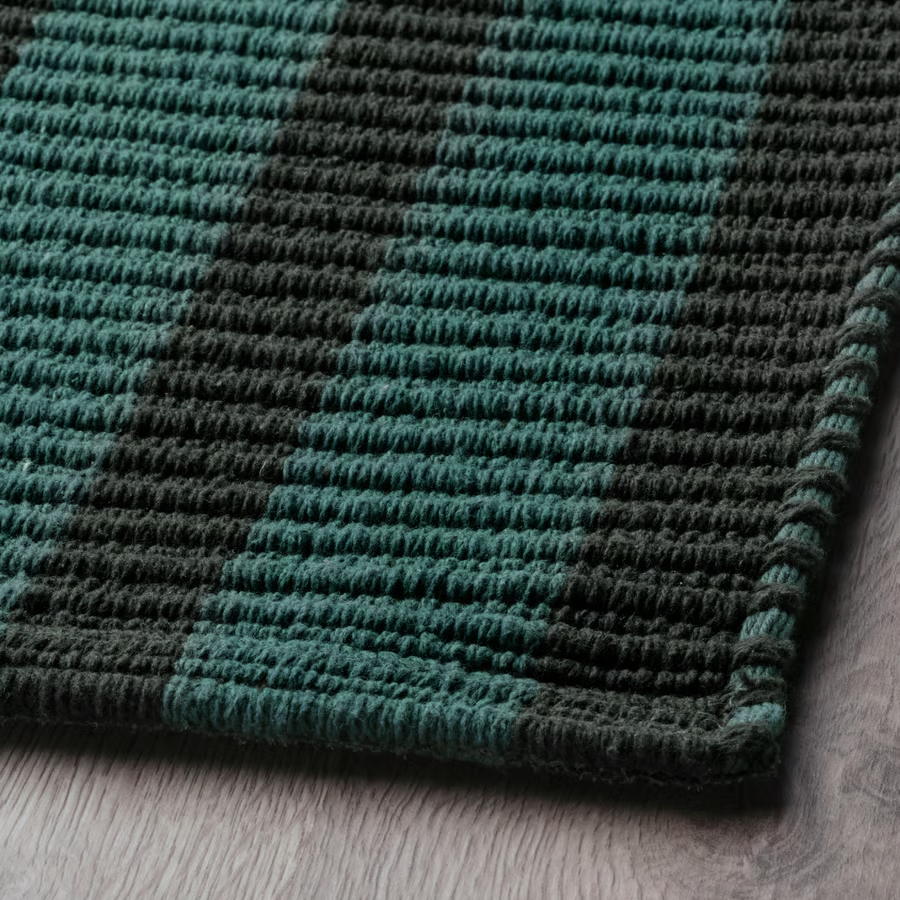 VAGVIK Flatwoven Cotton Striped Rug - Image 6