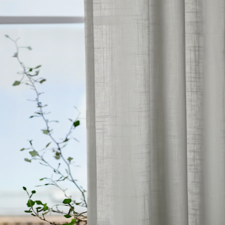 SILVERHOLM Cotton Pleated Curtain - Image 8