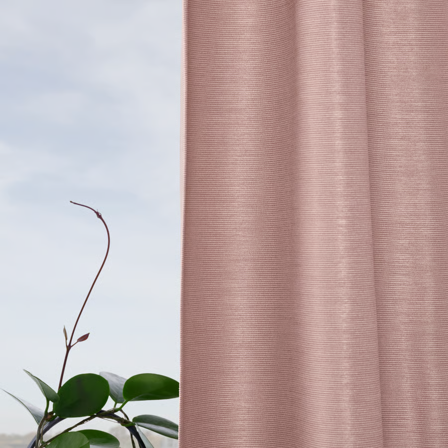 VILBOR Polyester Room Darkening Pleated Curtains - Image 2