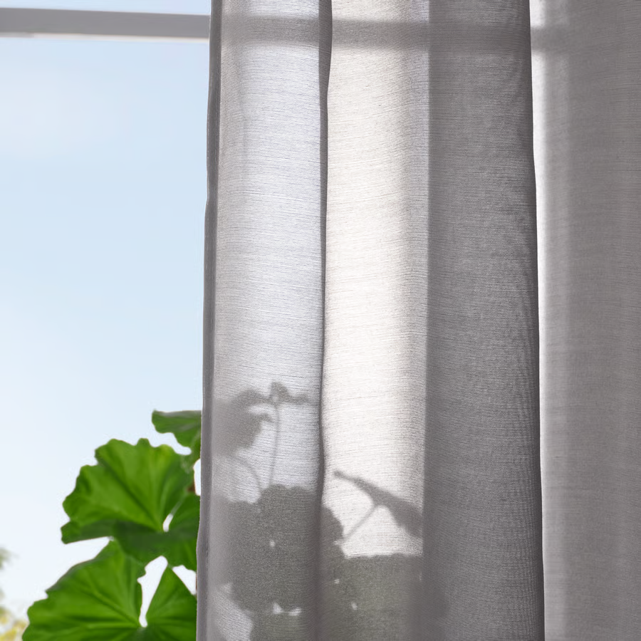 STENFR Polyester Pleated Airy Curtains-145x250 cm - Image 17