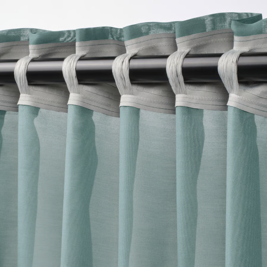 STENFR Polyester Pleated Airy Curtains-145x250 cm - Image 13