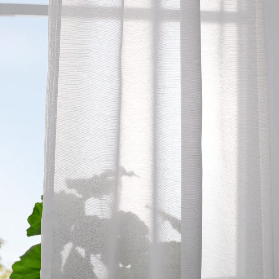 STENFR Polyester Pleated Airy Curtains-145x250 cm - Image 7