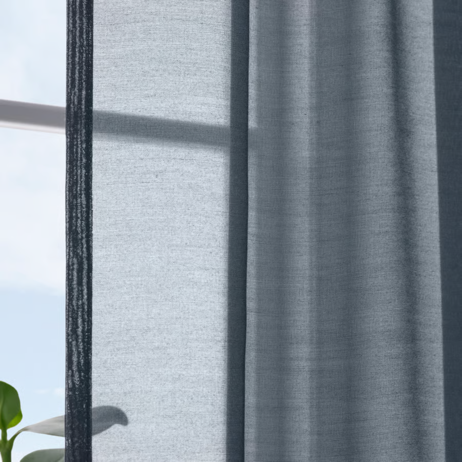 STENFR Polyester Pleated Airy Curtains-145x250 cm - Image 20