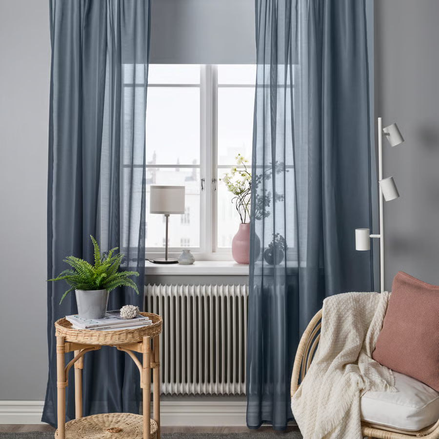 STENFR Polyester Pleated Airy Curtains-145x250 cm - Image 8