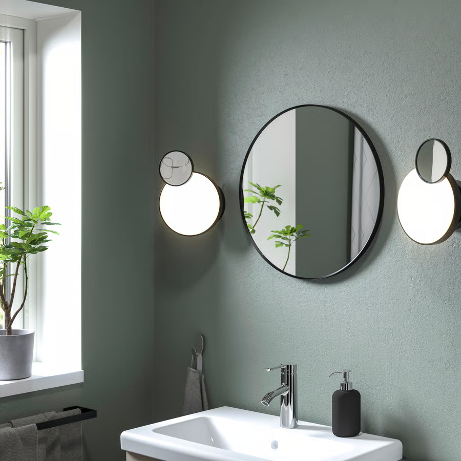 LINDBY Aluminum Round Mirror - Image 7