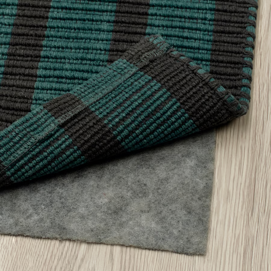 VAGVIK Flatwoven Cotton Striped Rug - Image 5
