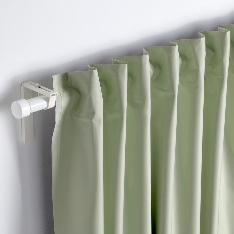 BENGTA Plain Dyed Polyester Lined Curtains - Image 5