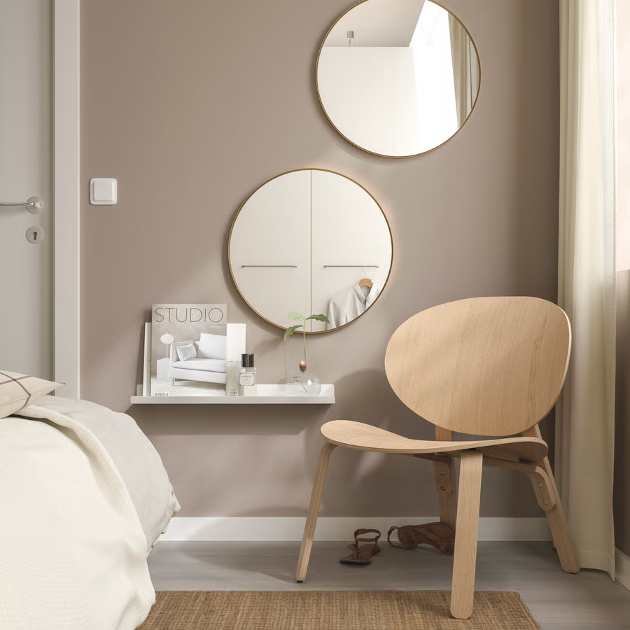 LINDBY Aluminum Round Mirror - Image 2