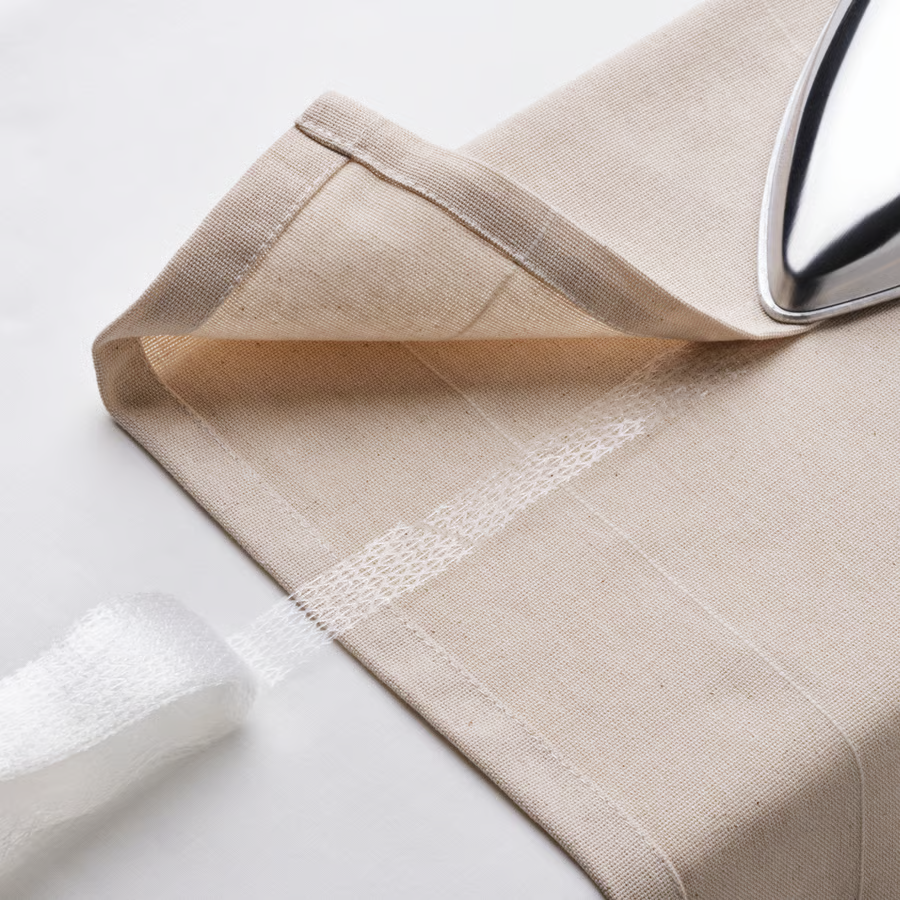 LENVIK Cotton Tie-Back Curtain Pair - Image 4