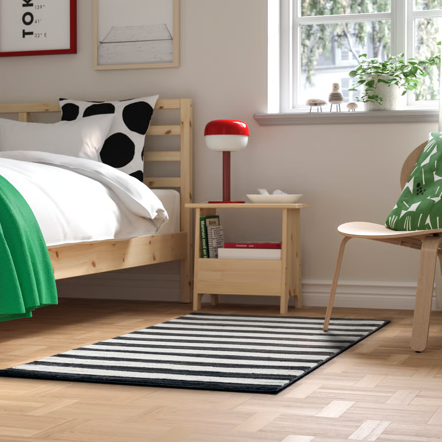 ELSYSTEMA Striped Low Pile Rug - Image 2