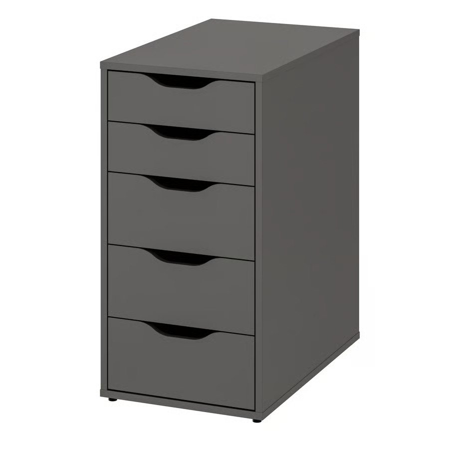 KAPTORA/ALVEX 5-Drawer Desk - Image 8