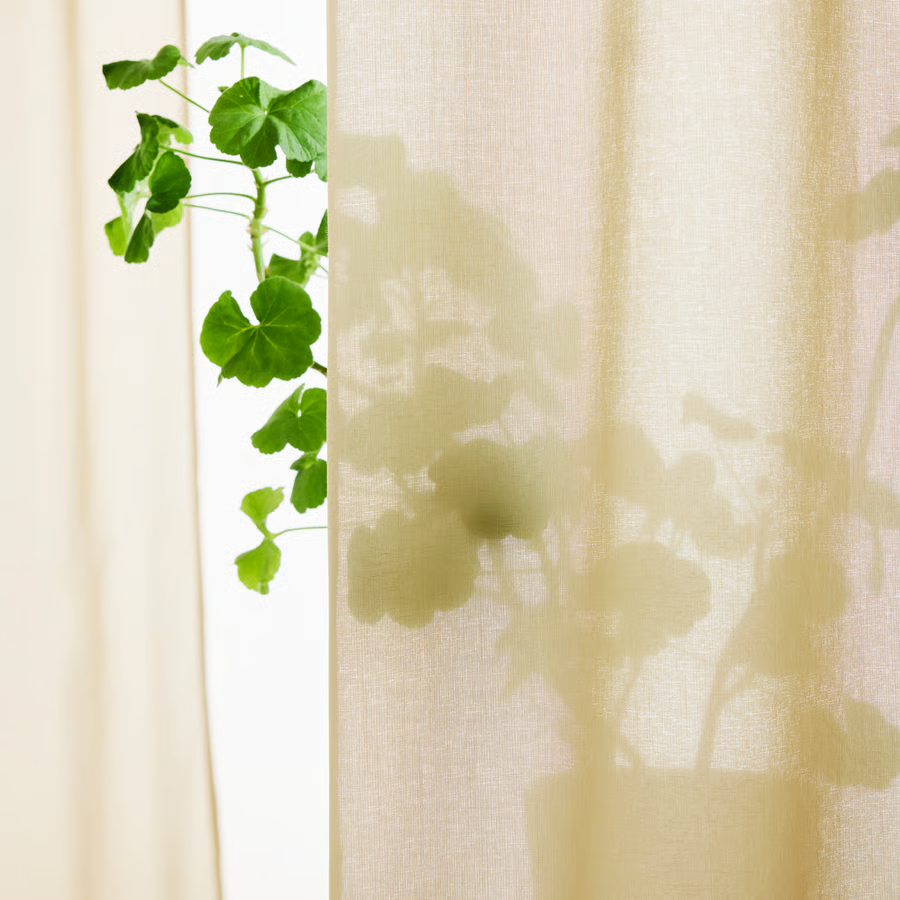 ROSENBLOM Polyester Pleated Airy Curtains - Image 5