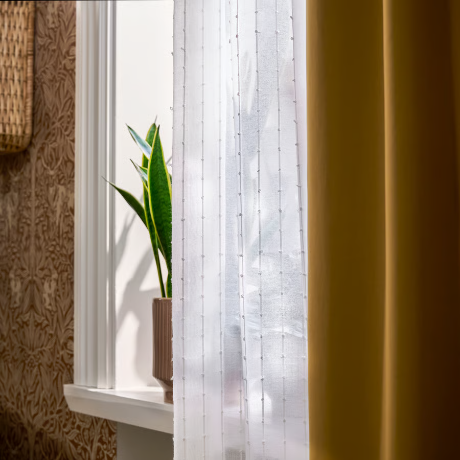 MATILDE Polyester Striped Airy Curtains - Image 3