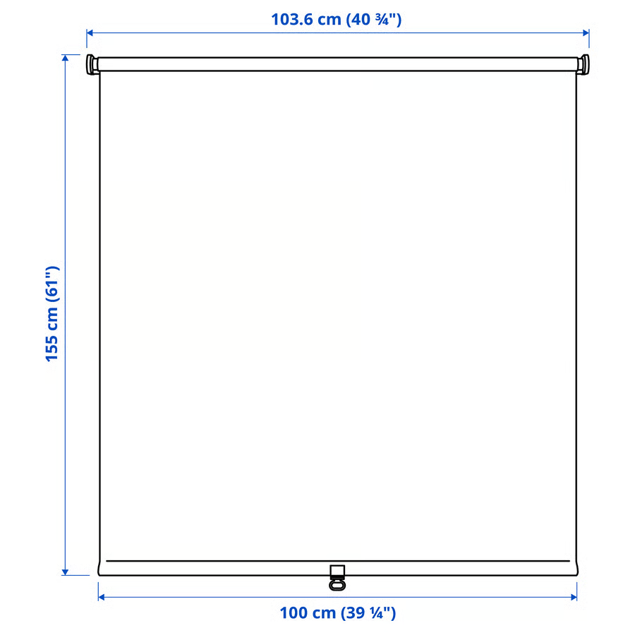 FONSTERDALEN Blackout Window Roller Blind 100 × 155 cm - Image 10