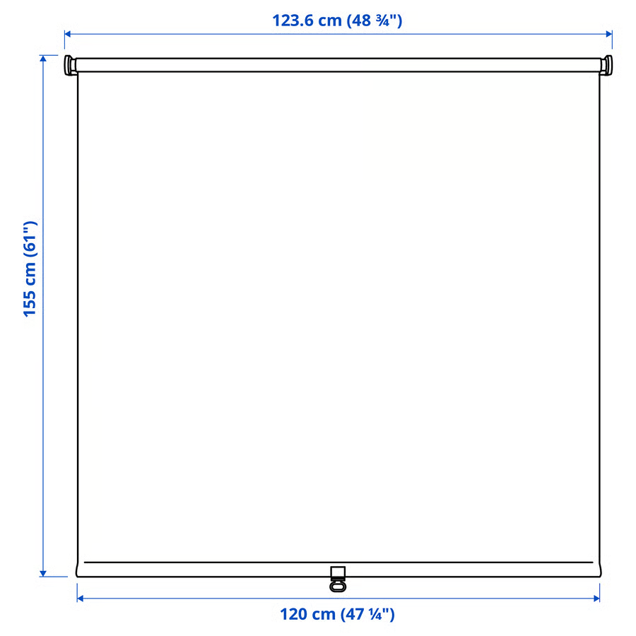 FONSTERDALEN Blackout Window Roller Blind 120 × 155 cm - Image 11