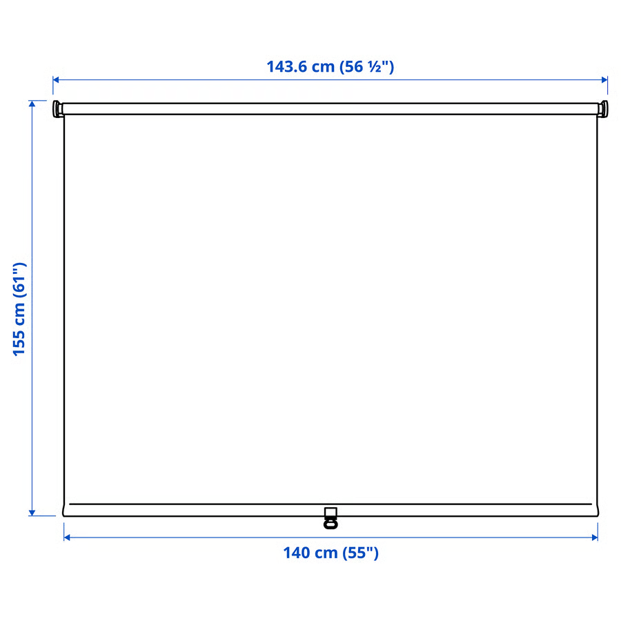 FONSTERDALEN Blackout Window Roller Blind 140 × 155 cm - Image 8