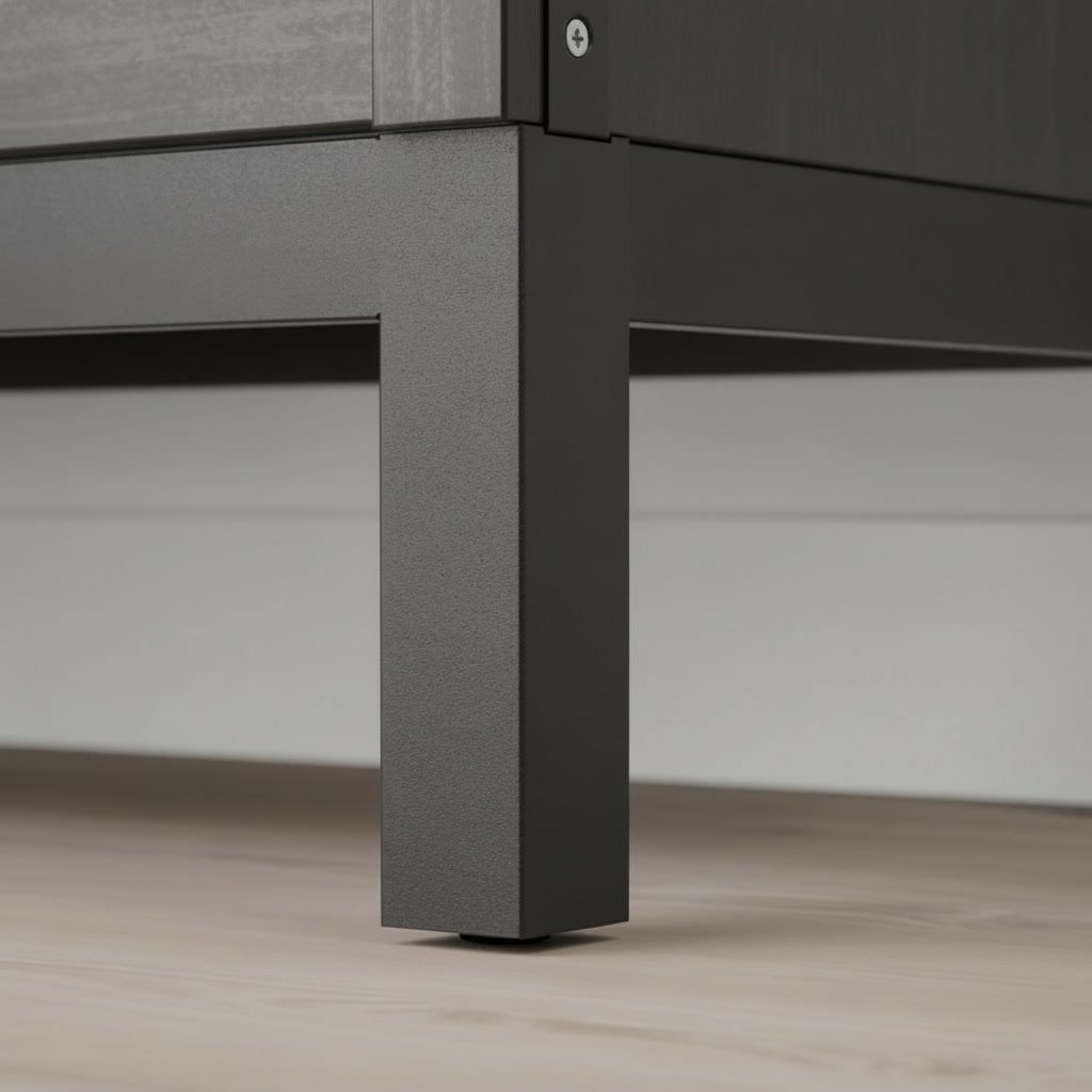 NORDICA TV Unit with Underframe and Open Storage Shelves - Image 8