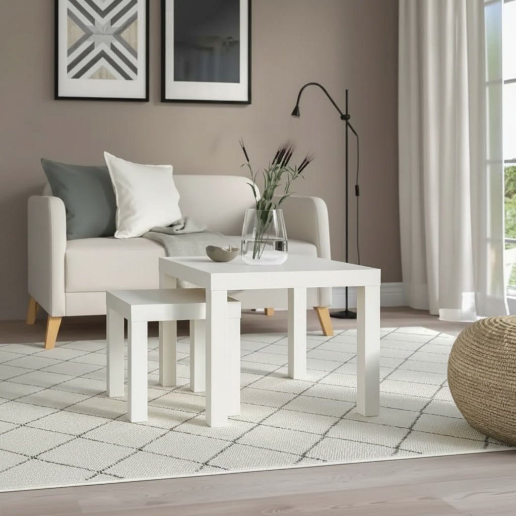 LAKK Square Side Table- 55x55 cm - Image 5