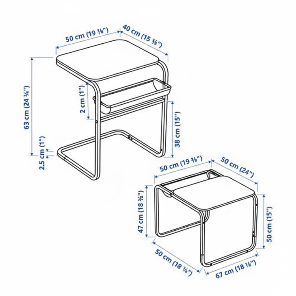 OLSERDAL C-Shaped Table - Image 11