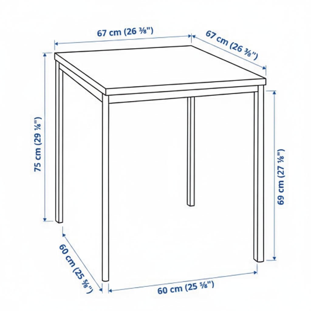 SANDORA Square Dining Table - Image 3