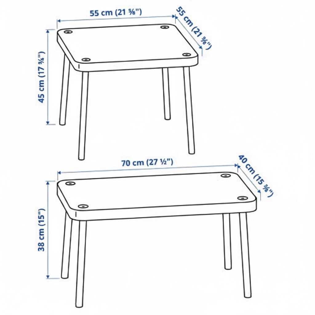 SONVIK Coffee Table-Set of 2 - Image 4