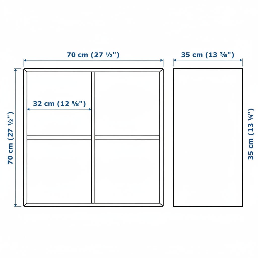 EKORA 4-Cube Wall Mounted Unit - Image 8
