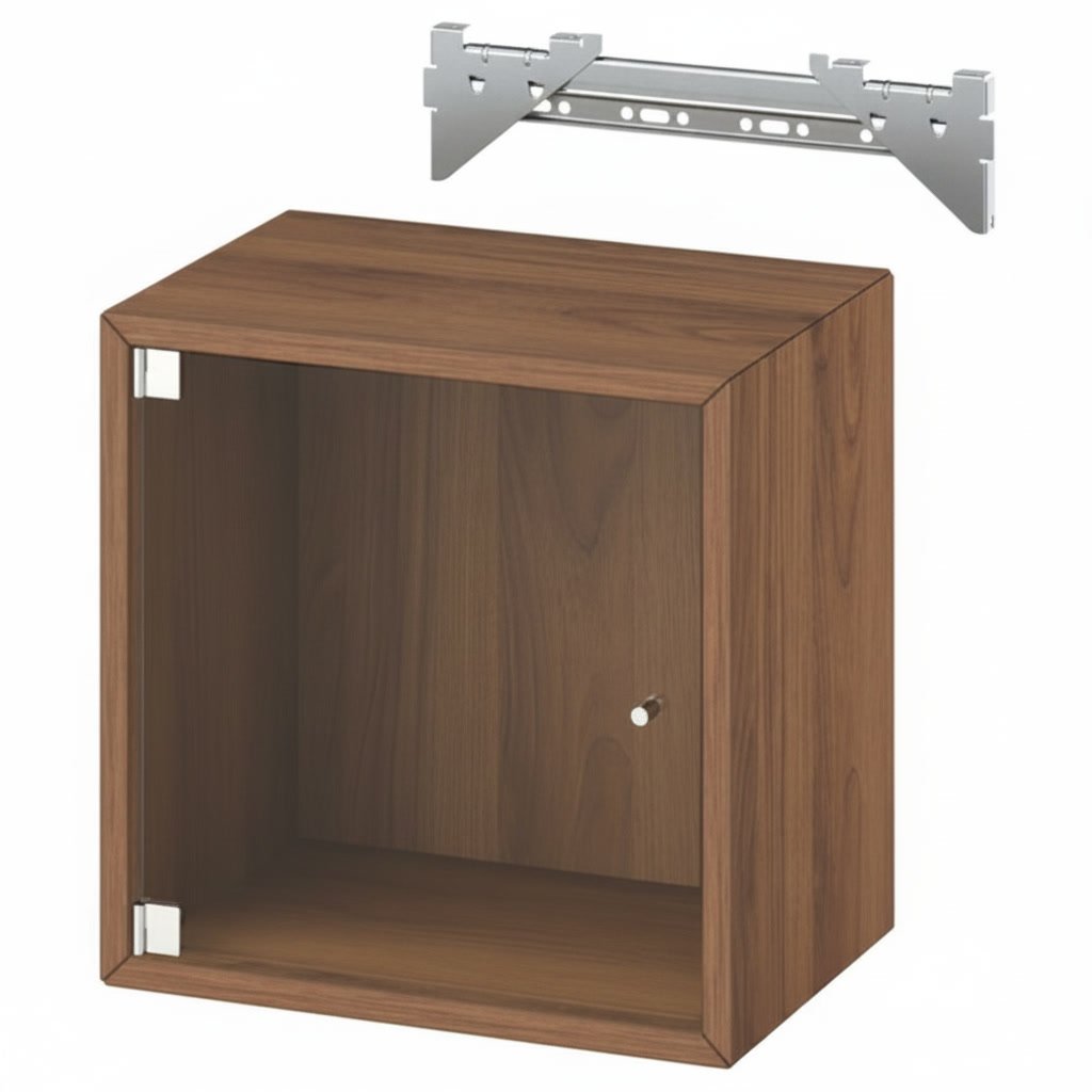 EKORA Floating Glass Cabinet - Image 6