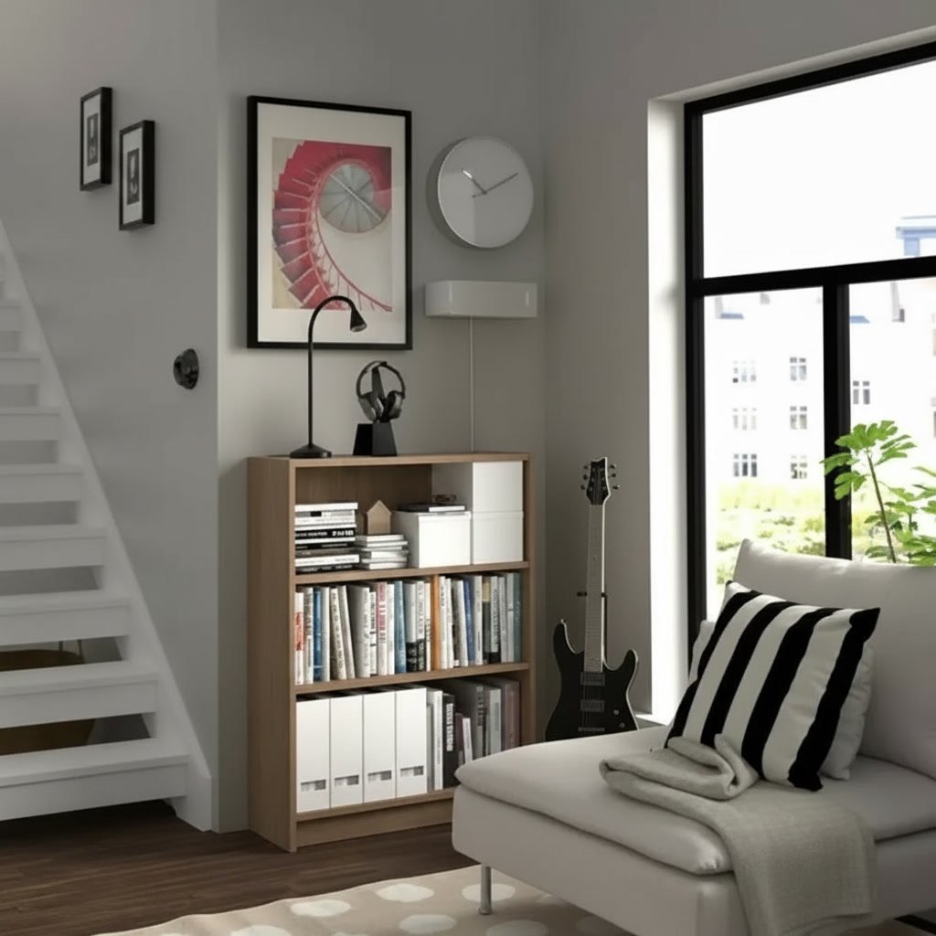 BRIXTON 3-Tier Wooden Bookshelf - Image 7