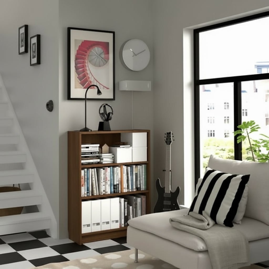 BRIXTON 3-Tier Wooden Bookshelf - Image 5