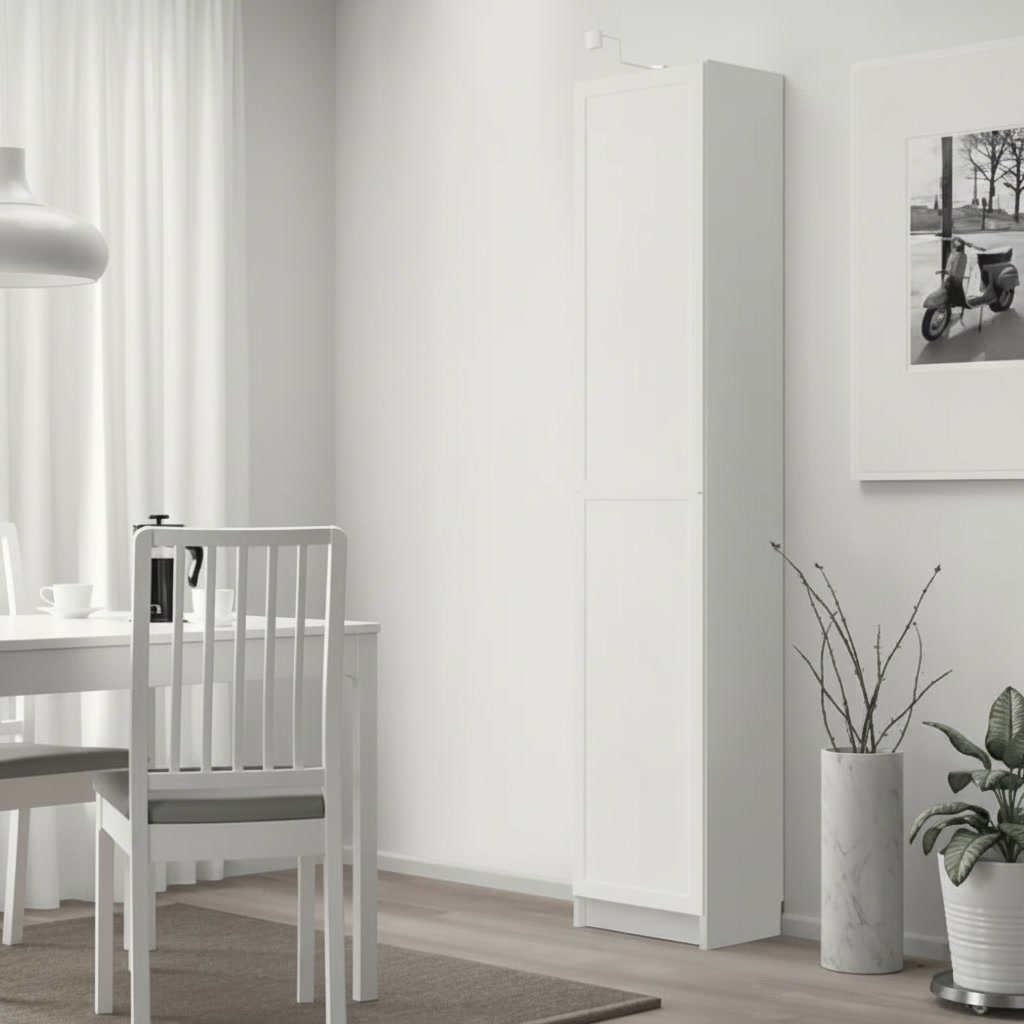 BRIXTON Tall 1-Door Storage Bookcase - Image 2
