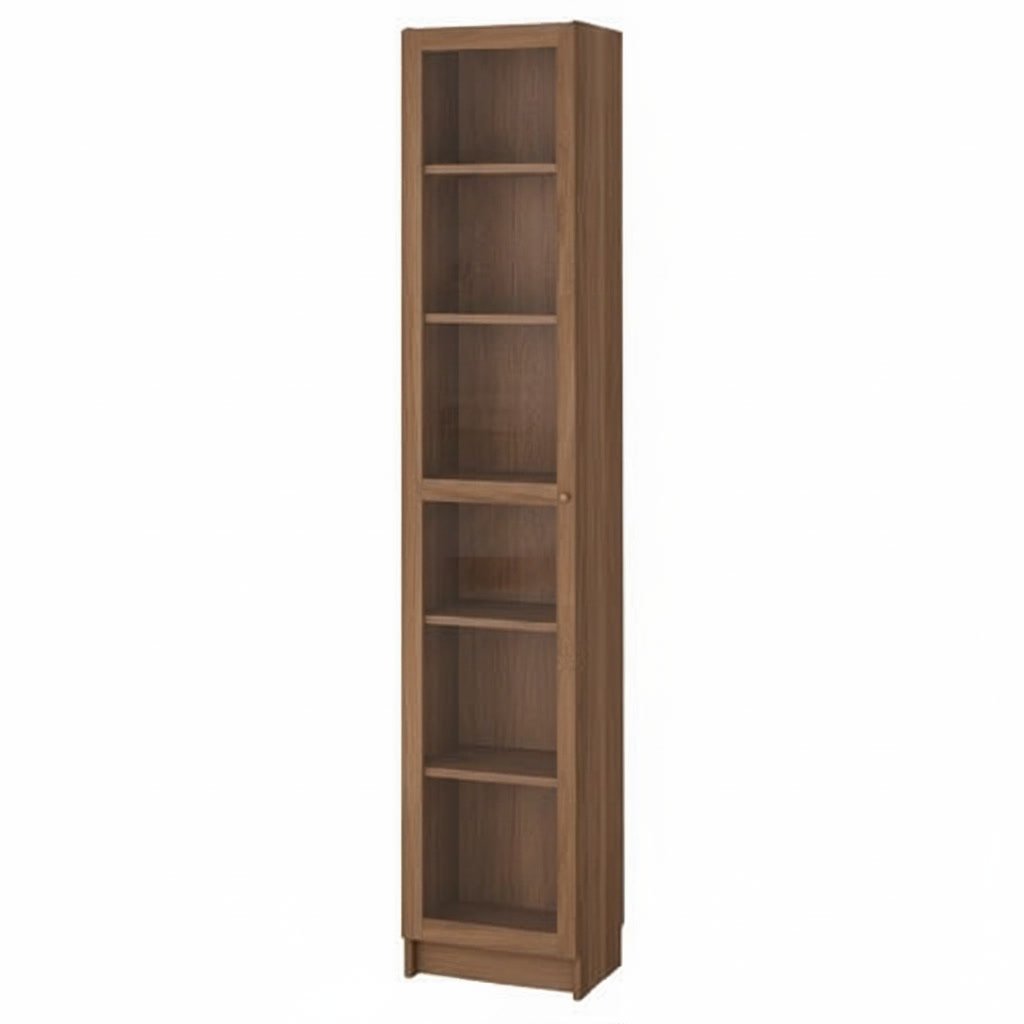 BRIXTON Tall Glass Door Wooden Bookcase - Image 5