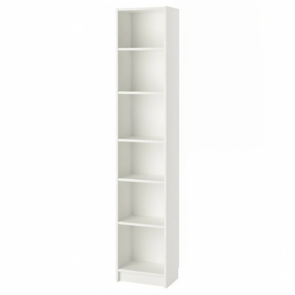 BRIXTON Tall Narrow 6-Shelf Bookcase - Image 12
