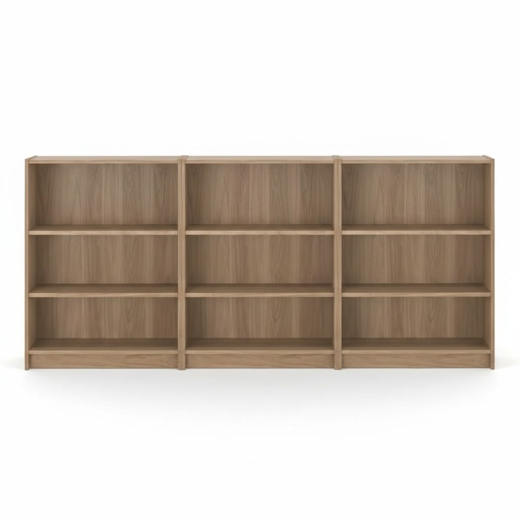 BRIXTON Wide 9-Shelves Bookcase - Image 7