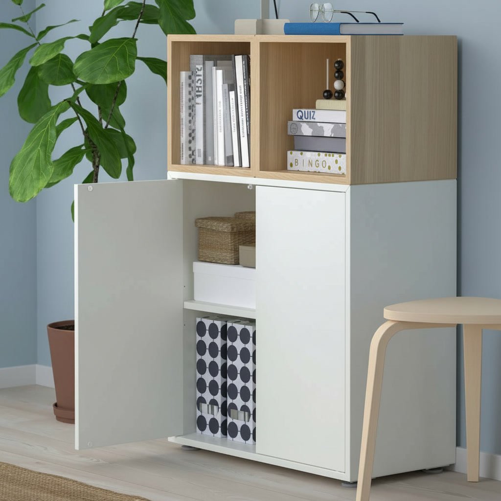EKORA 2-Cube Door Cabinet - Image 4