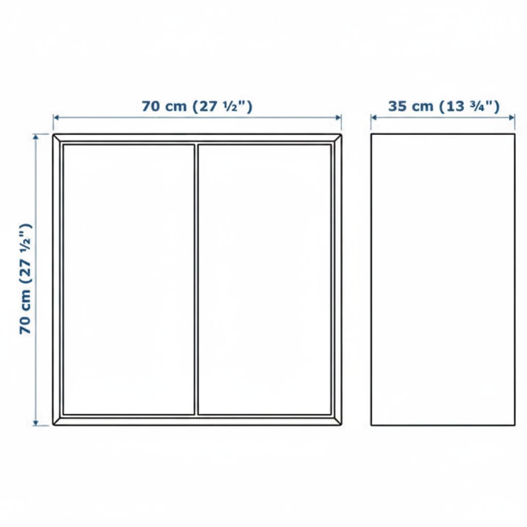 EKORA 2-Door Floor Standing Cabinet - Image 7